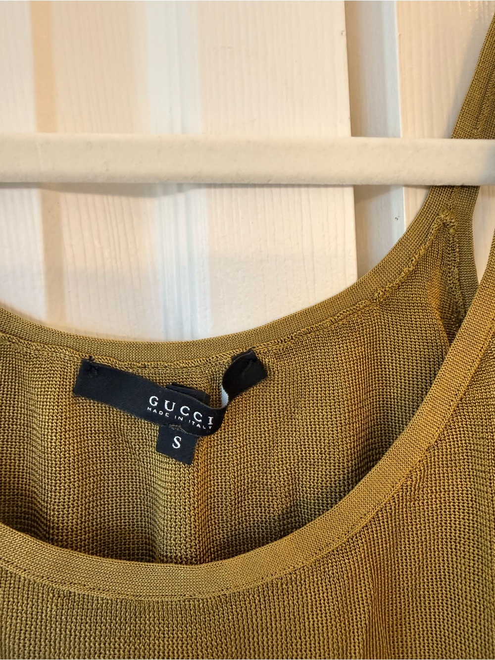 Gucci olive green tank top - Picture 2 of 5